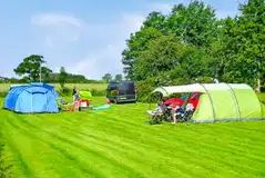 Non electric grass tent pitches at Midsummer Caravan and Camping Non electric grass tent pitches at Midsummer Caravan and Camping