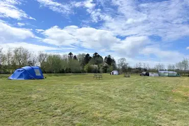 Non electric grass tent pitches, unmarked for tents only