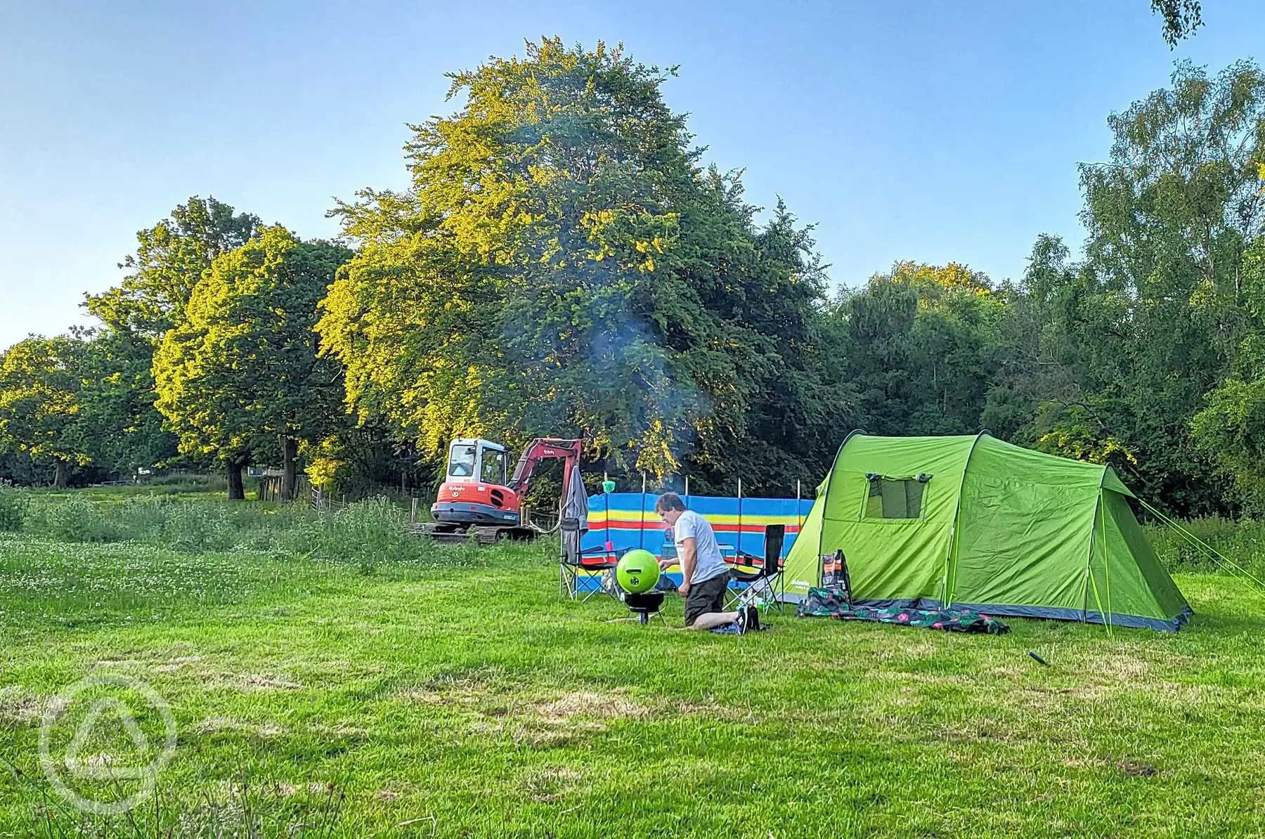 Camping pitches