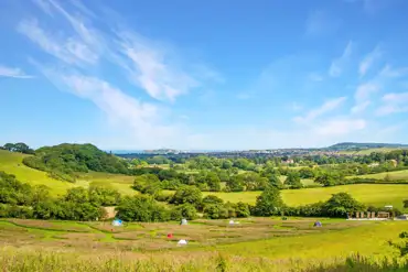 View of the campsite