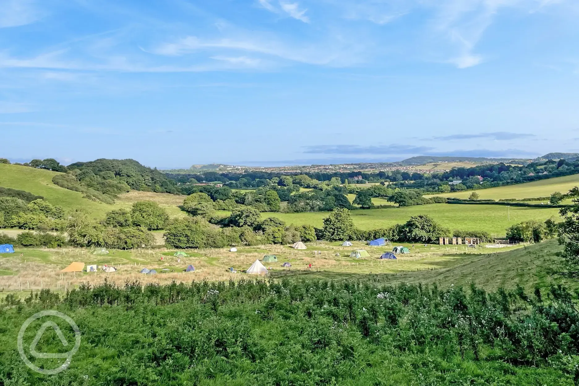 View of the campsite