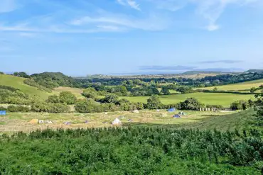 View of the campsite