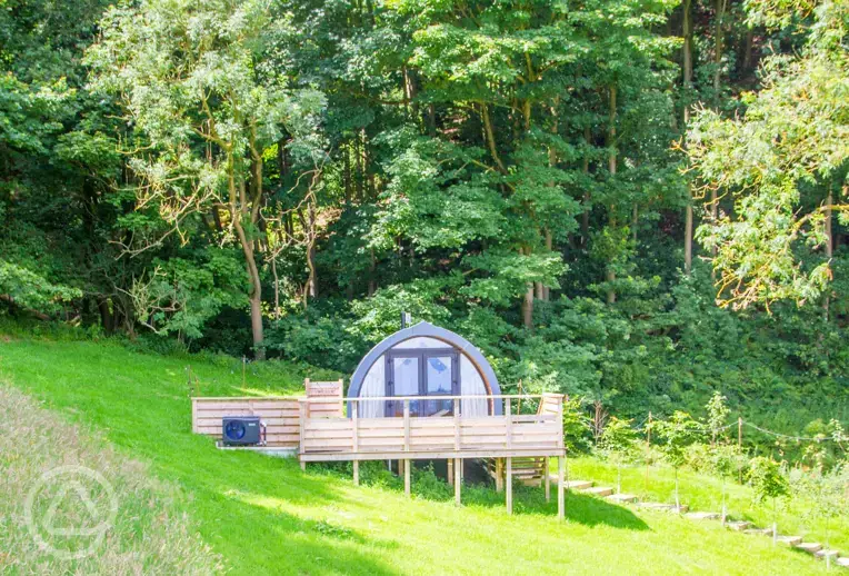 Little lodge glamping pod
