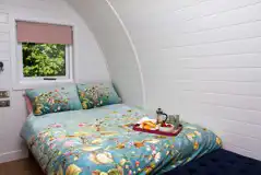 Little lodge glamping pod interior