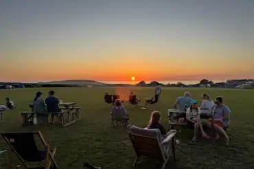 Sunset views from Trevose View Farm