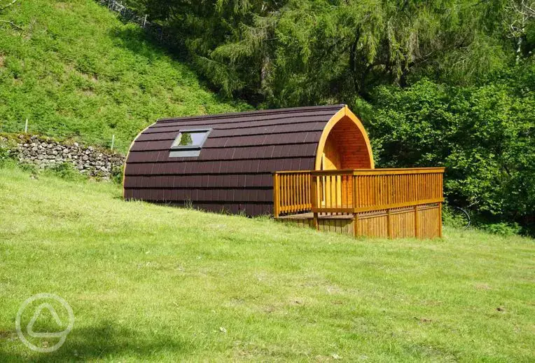 Ensuite glamping pod