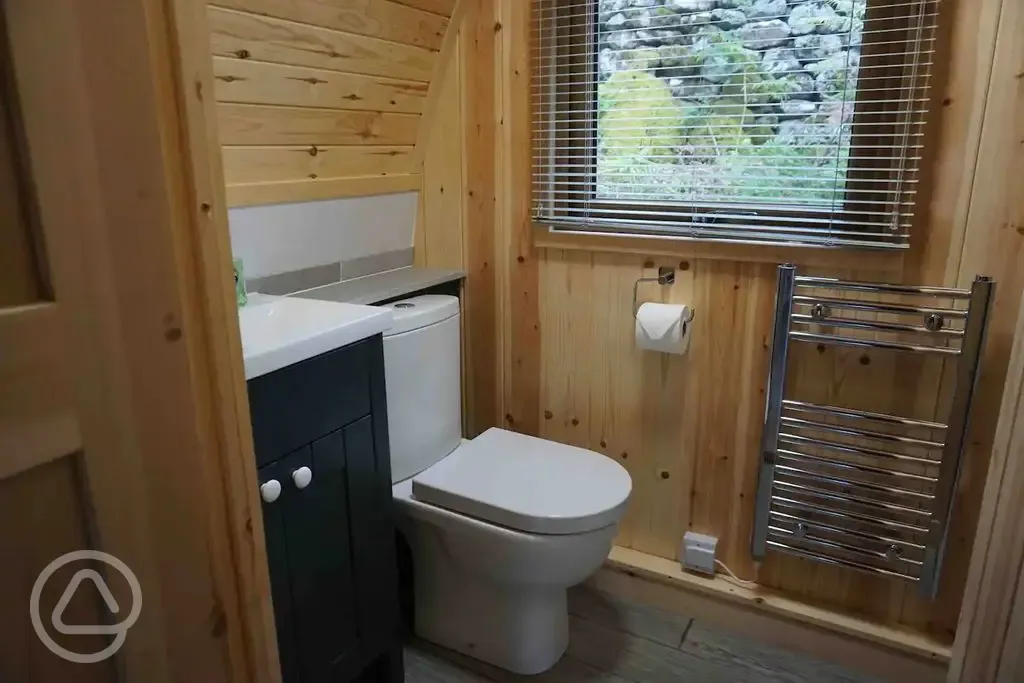 Ensuite glamping pod - ensuite