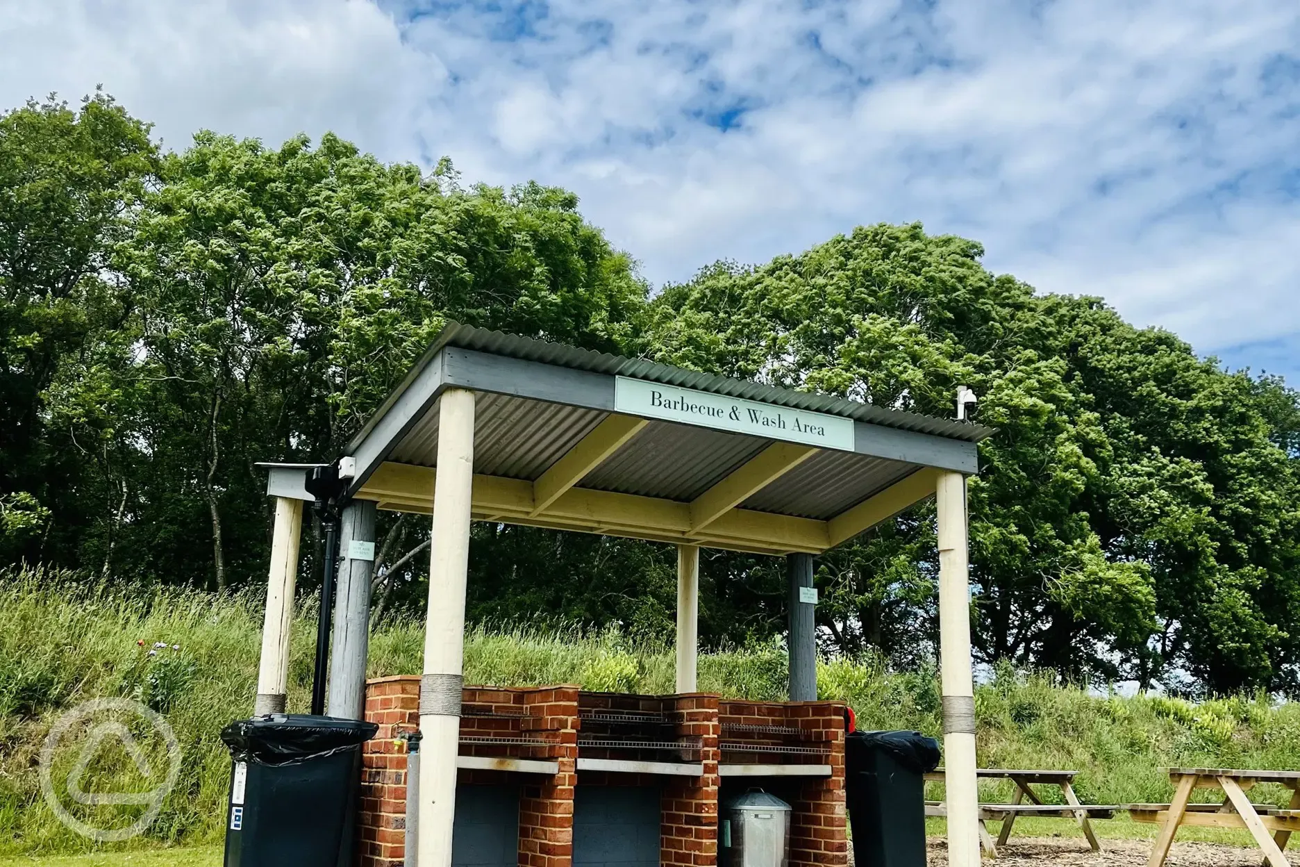 Communal washing up area