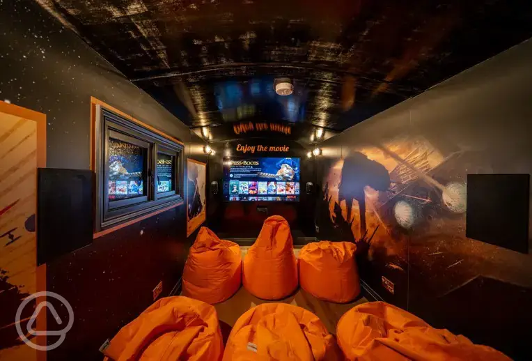 Movie hut interior 