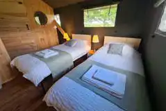 Safari tent twin beds