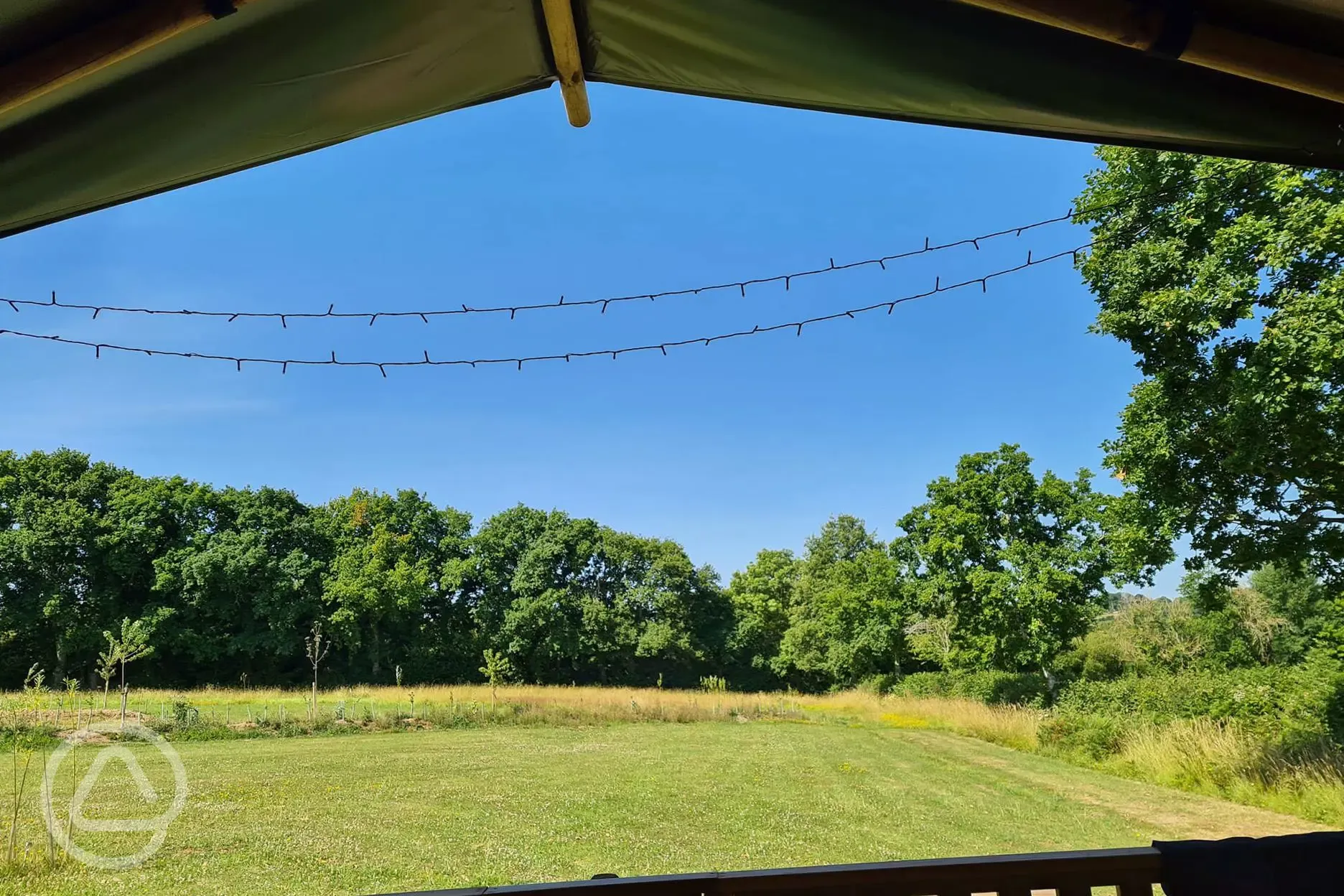 Views from the safari tents