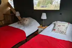 Safari tent twin beds