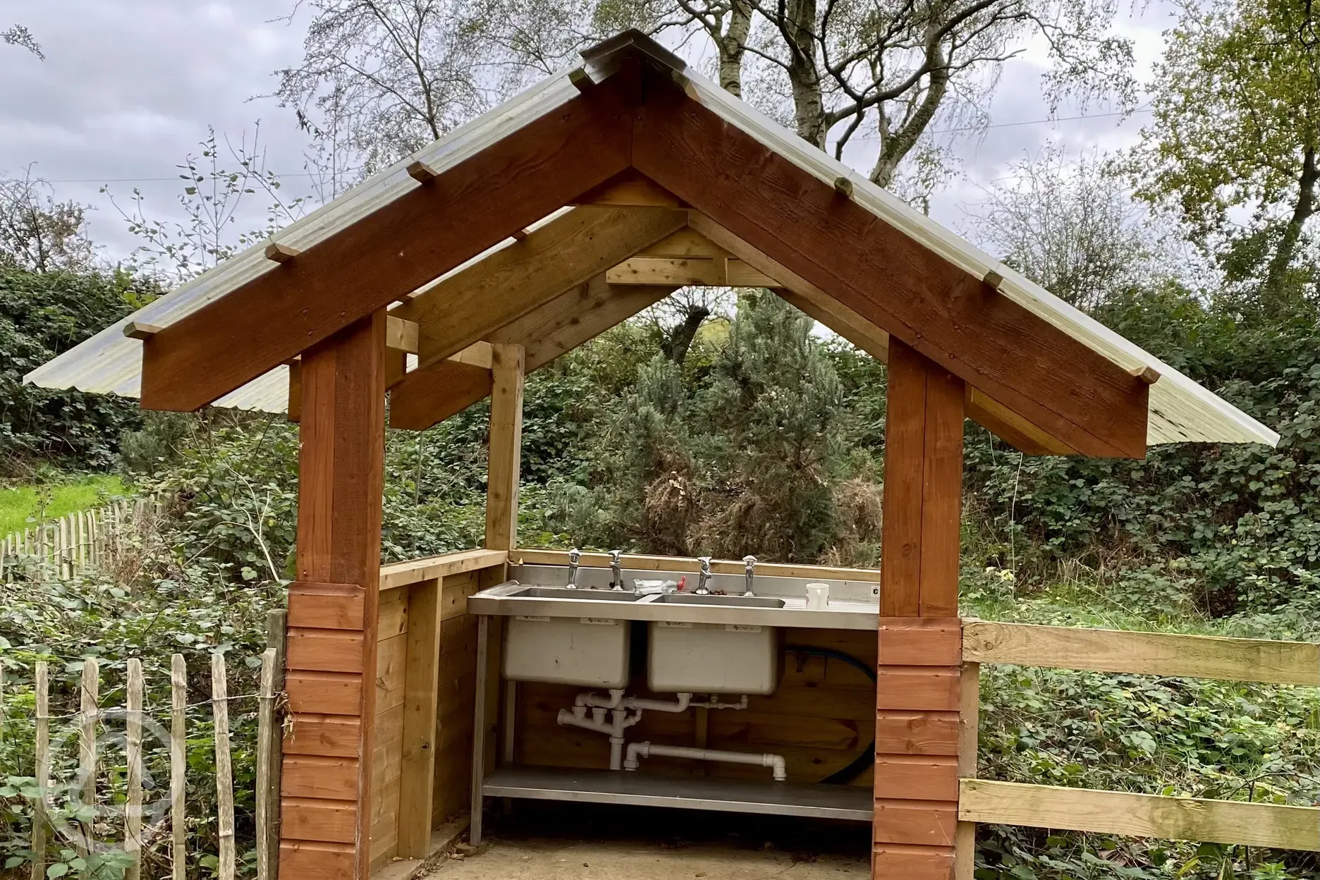 Washing up area