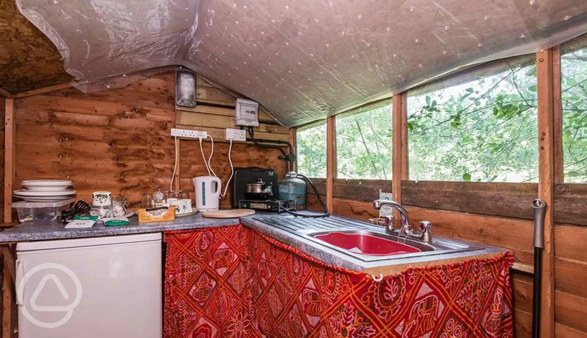 Camp kitchen interior