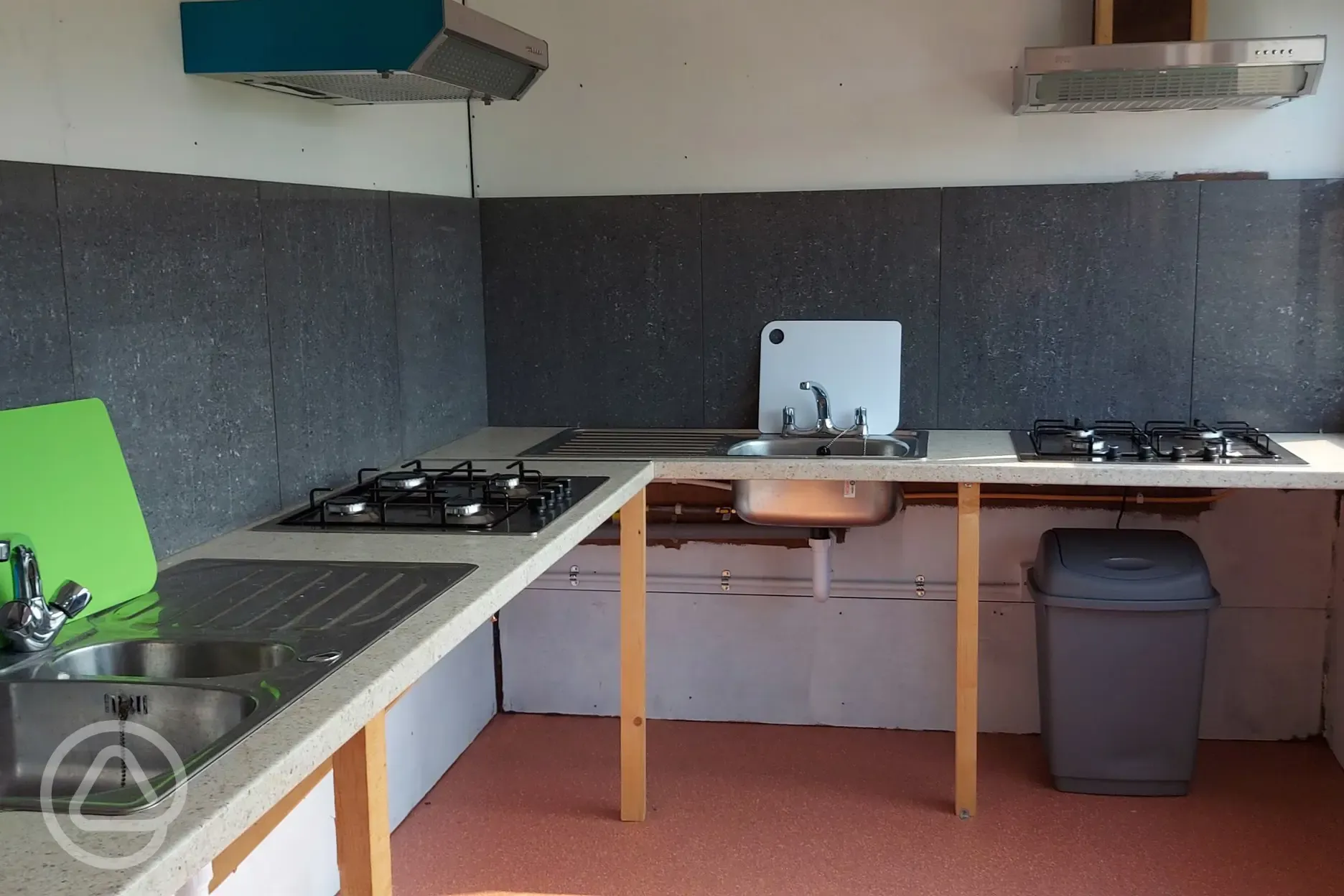 Camp kitchen interior