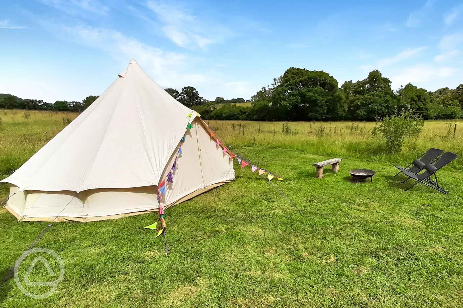 Bell tent available to hire