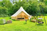 Furnished bell tent