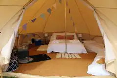 Bell tent interior