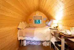 Camping pod interior