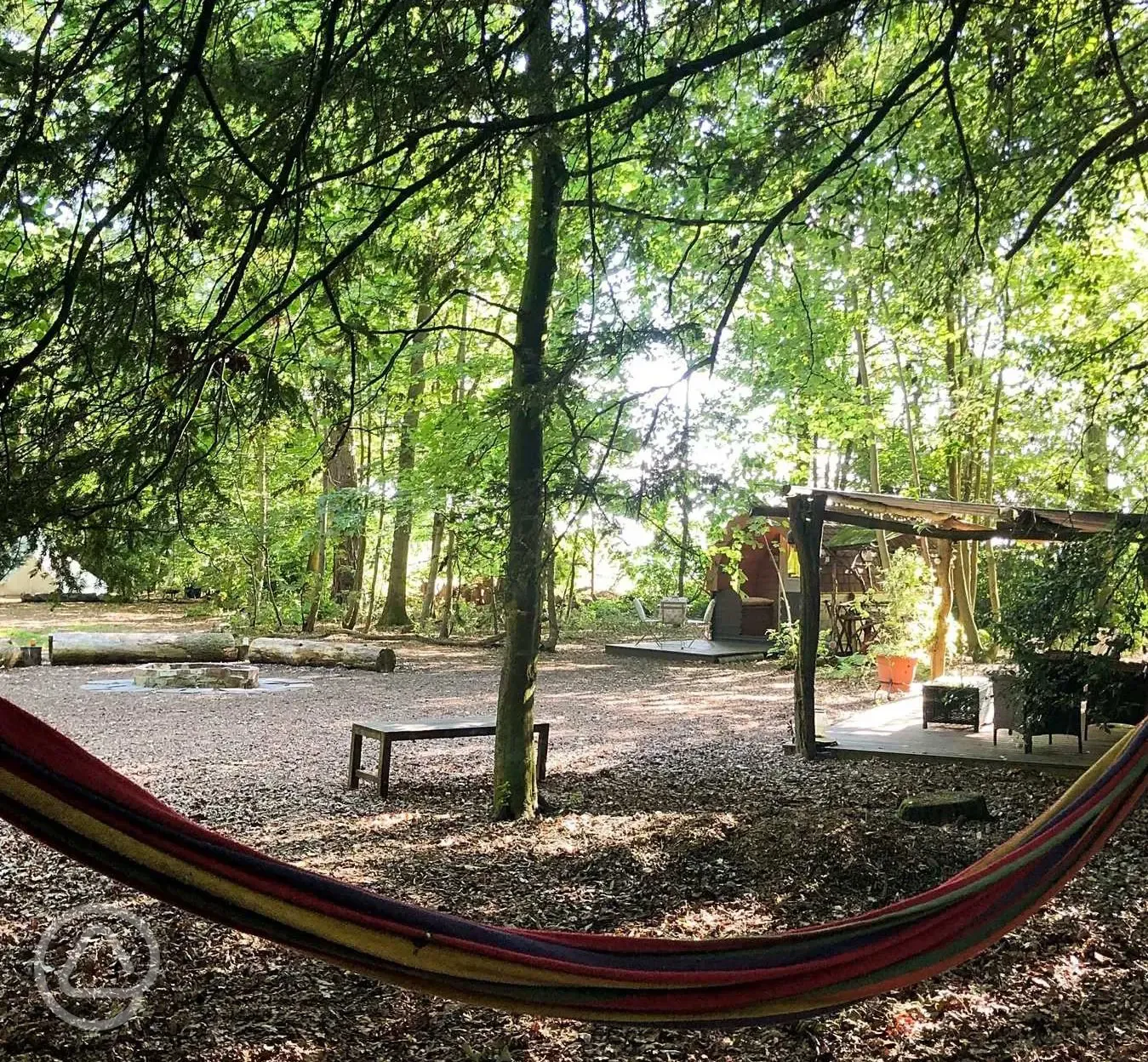 Camping pod hammock