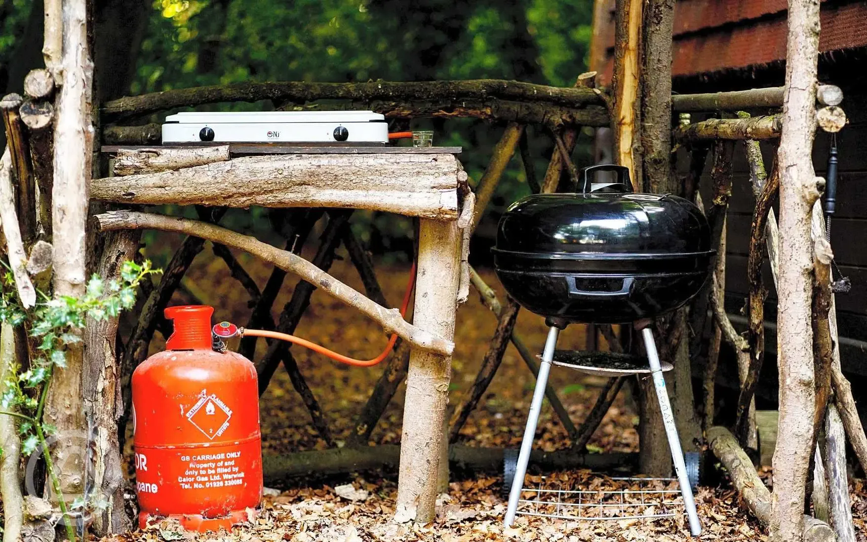 Camping pod BBQ