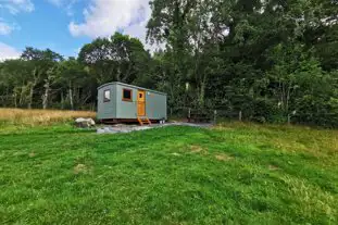 Harmony Huts on the Hill, Newtown, Powys (4.4 miles)