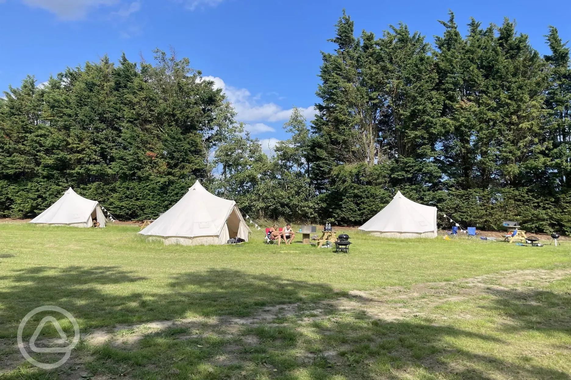 Bell tent exterior 