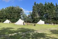 Bell tent exterior 