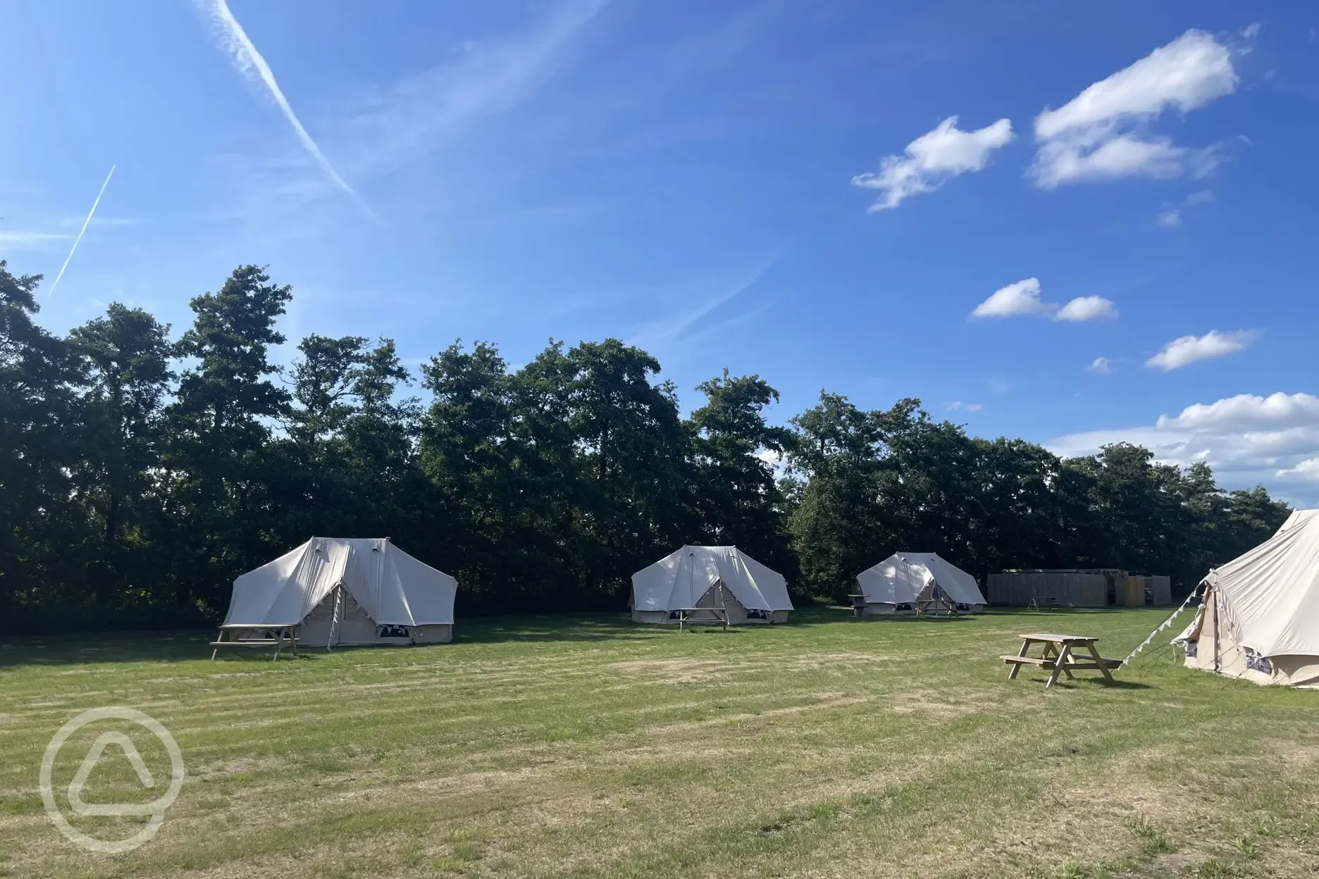 Deluxe bell tent exterior 