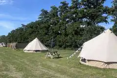 Bell tent exterior 