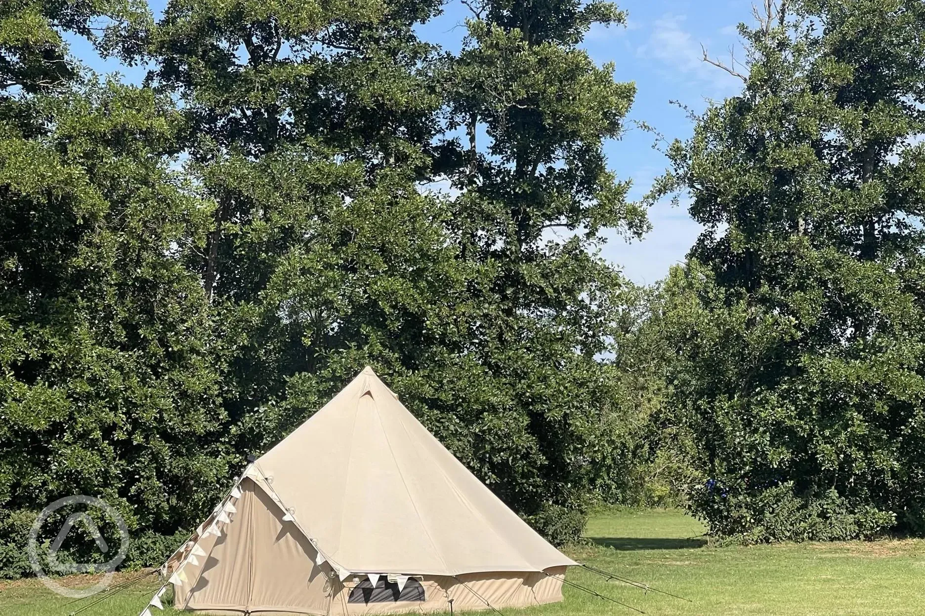 Bell tent exterior 