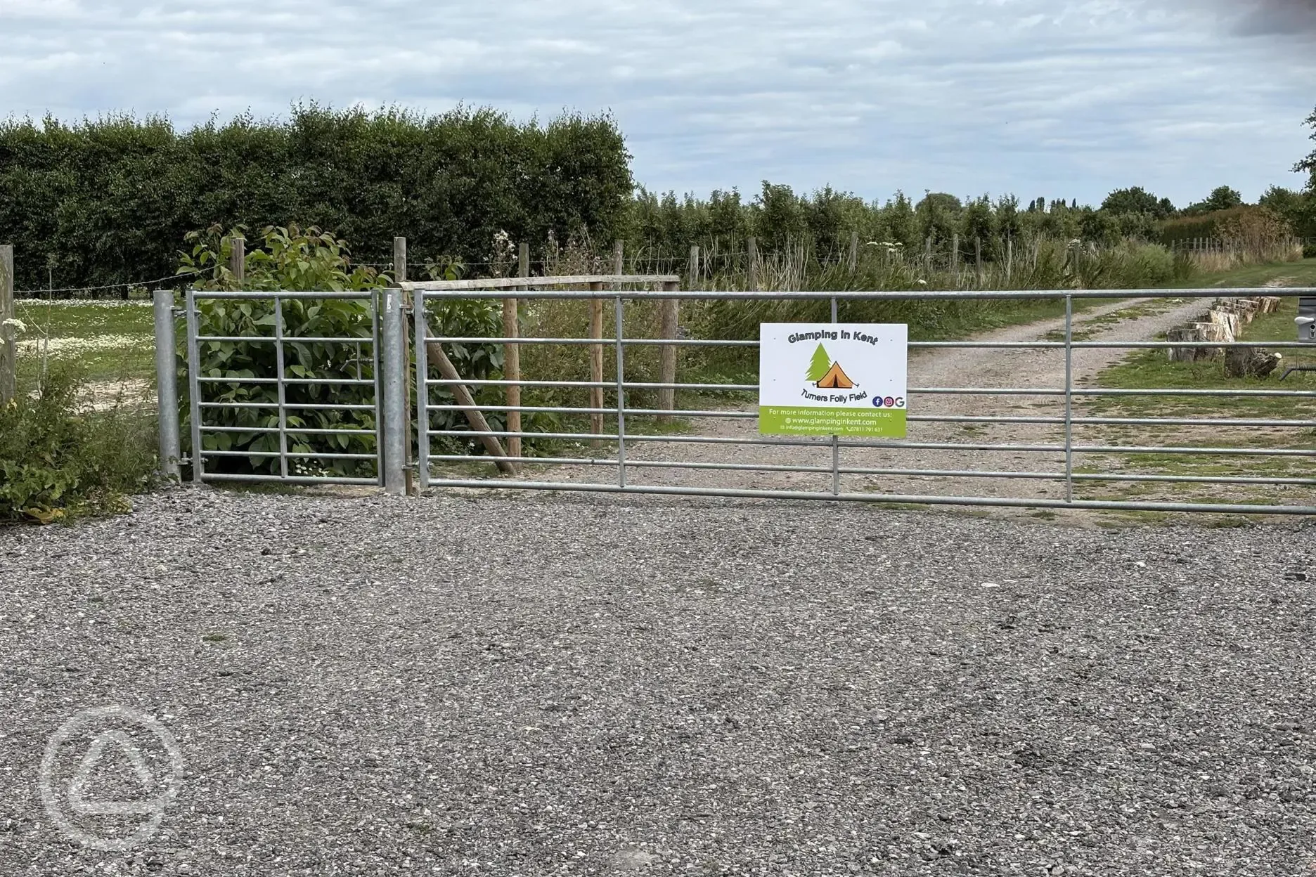 Campsite entrance