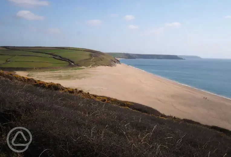 Nearby beach
