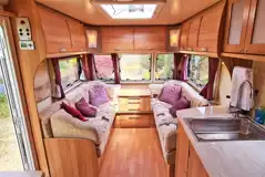 Touring caravan interior Touring caravan interior