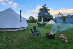 Red bell tent Red bell tent