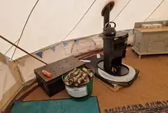 Green bell tent wood burner Green bell tent wood burner