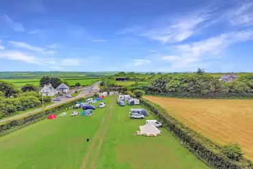 Aerial of the campsite