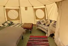 Bell tent interior