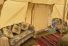 Bell tent interior