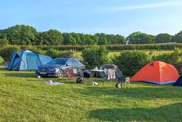 Non electric grass 10m x 10m tent pitches