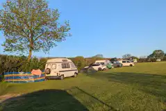 Non electric grass campervan pitches