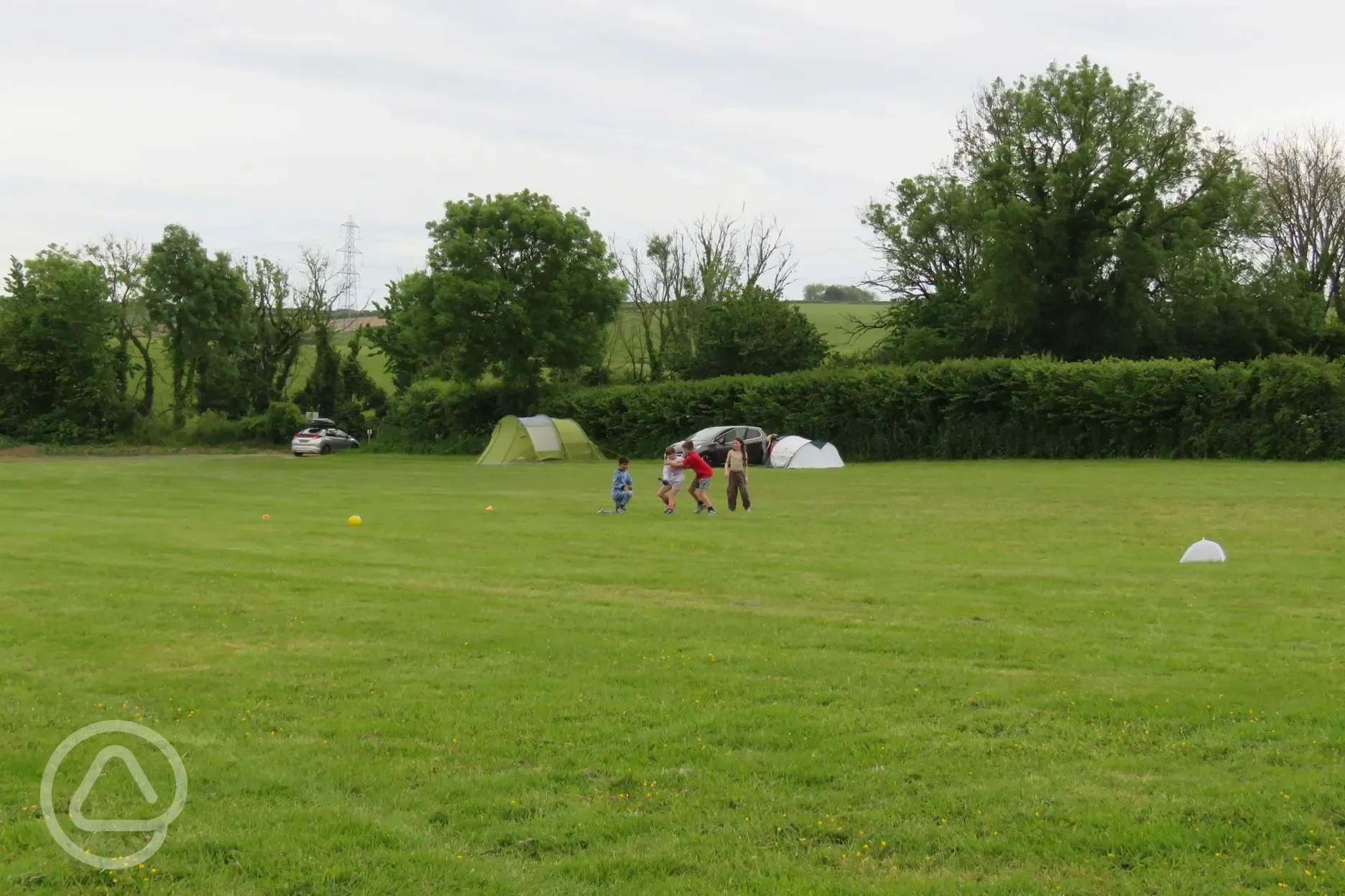 Games on the camping field