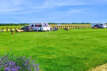 Electric grass pitches (10m x 10m) with metered hook ups
