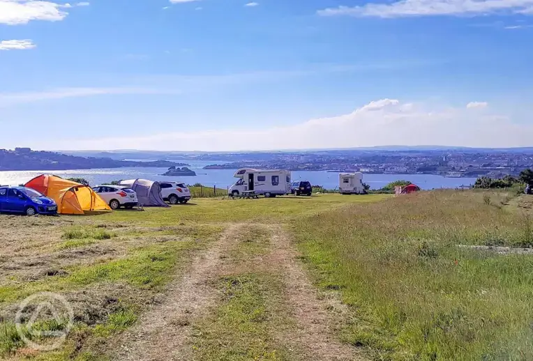 Non electric grass and gravel touring pitches (members only)