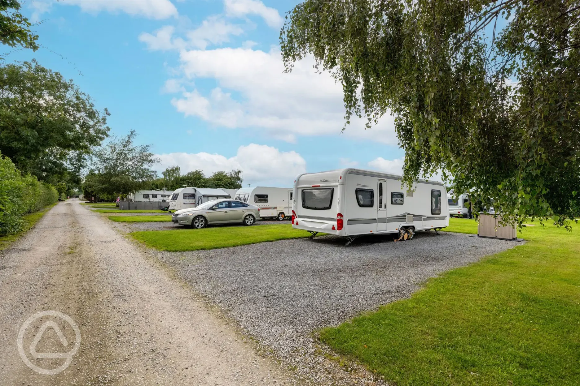 Electric gravel touring pitches