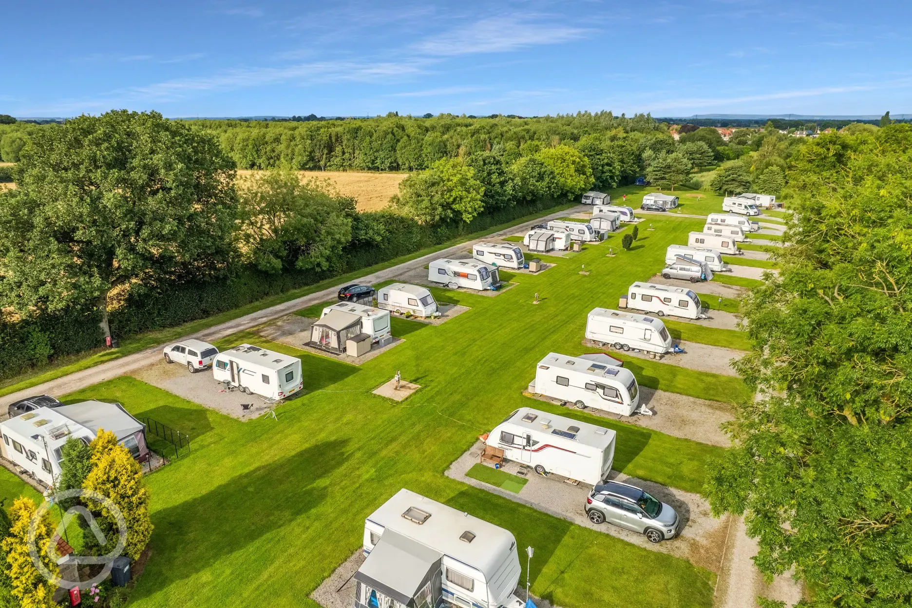 Aerial of the site