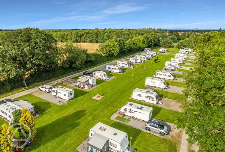 Aerial of the site