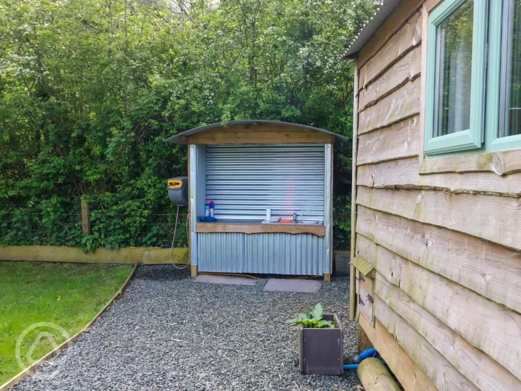 Washing up area