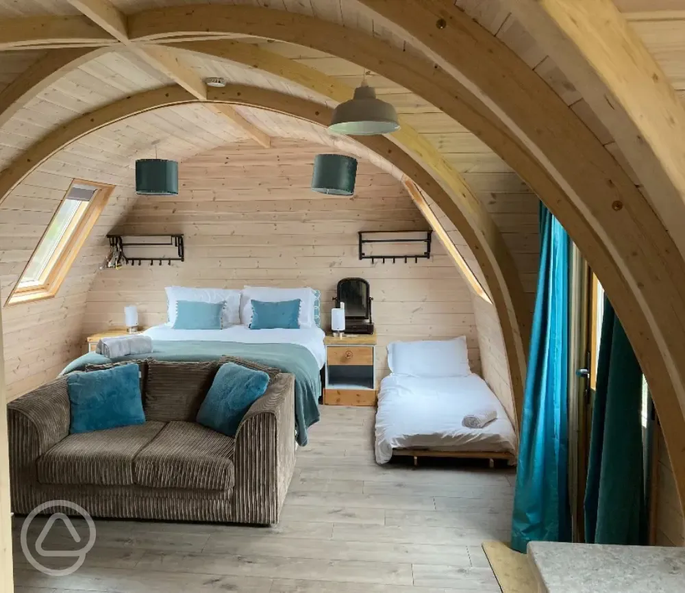 Owl pod bedroom