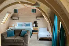 Owl pod bedroom